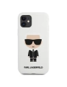 Hurtownia GSM - Etui Karl Lagerfeld KLHCN61SLFKWH Apple iPhone 11 Hardcase weiß/white Silicone Iconic - KLD300WHT - {ean13} - Hurt