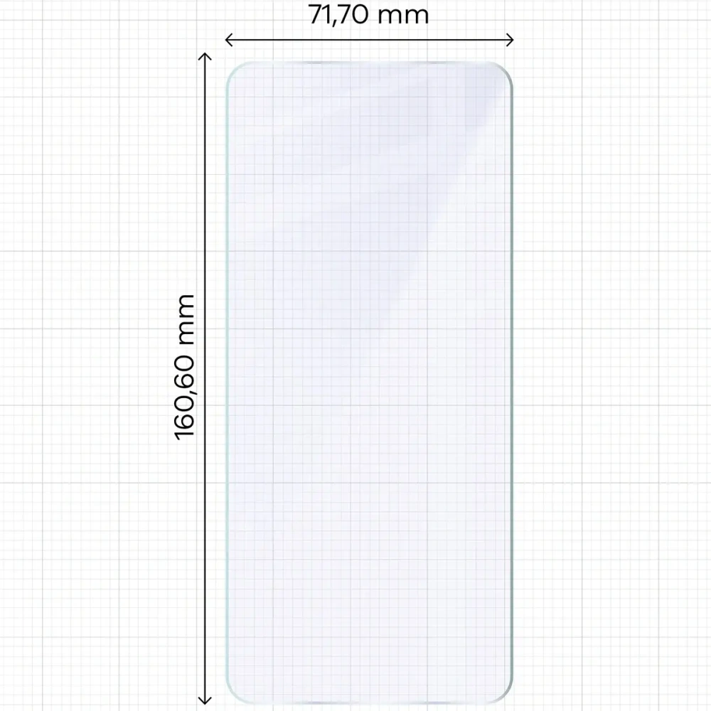 Elastyczne szkło hybrydowe Bizon Glass Mule do Realme C71 4G