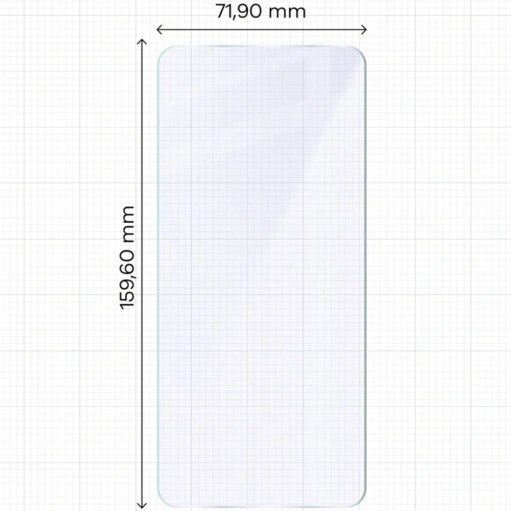 Elastyczne szkło hybrydowe Bizon Glass Mule do Vivo V50 5G