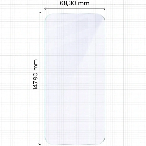 Elastyczne szkło hybrydowe Bizon Glass Mule do Vivo X200 FE