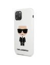 Hurtownia GSM - Etui Karl Lagerfeld KLHCN65SLFKWH Apple iPhone 11 Pro Max hardcase bílý/white Silicone Iconic - KLD301WHT - {ean13} - Hurt