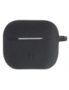 Silikonowe etui z karabińczykiem Bizon Case Headphone Silicone do Apple AirPods 3 czarne