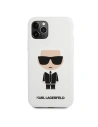 Hurtownia GSM - Etui Karl Lagerfeld KLHCN65SLFKWH Apple iPhone 11 Pro Max hardcase bílý/white Silicone Iconic - KLD301WHT - {ean13} - Hurt