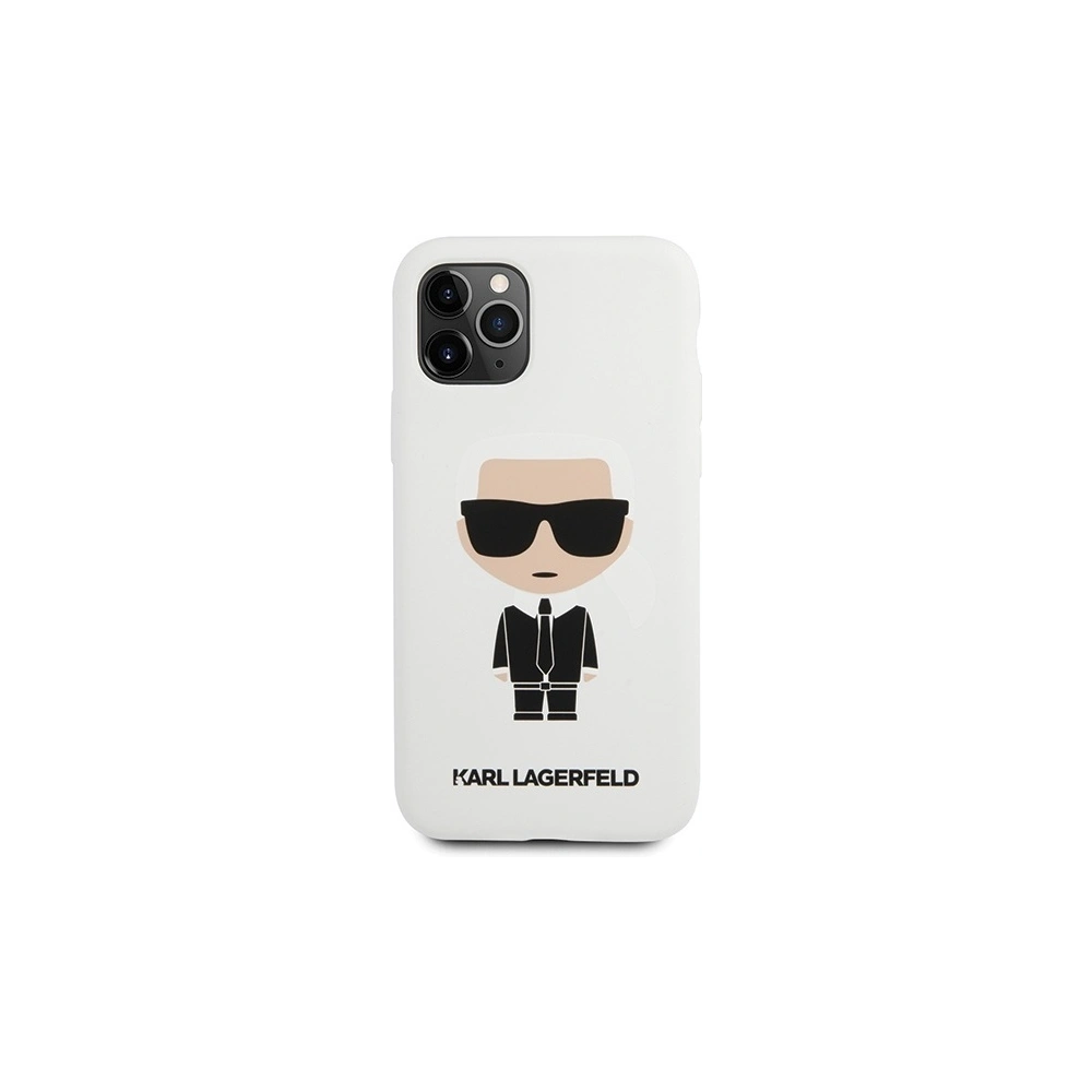 Wholesale Karl Lagerfeld KLHCN65SLFKWH Apple iPhone 11 Pro Max hardcase white Silicone Iconic - KLD301WHT - {ean13} - Hurt