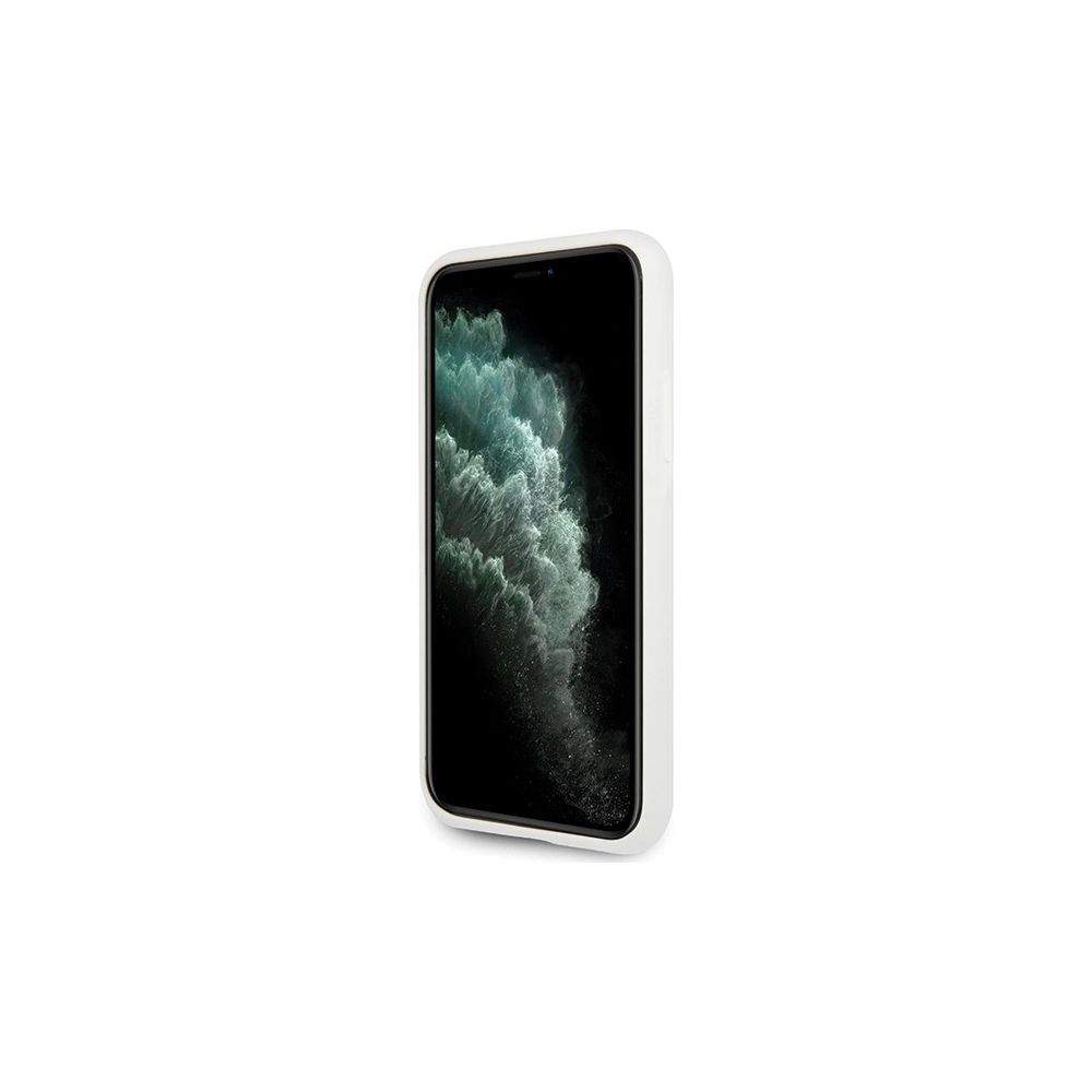 Hurtownia GSM - Etui Karl Lagerfeld KLHCN65SLFKWH Apple iPhone 11 Pro Max hardcase bílý/white Silicone Iconic - KLD301WHT - {ean13} - Hurt