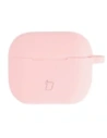 Silikonowe etui z karabińczykiem Bizon Case Headphone Silicone do Apple AirPods 3 jasnoróżowe