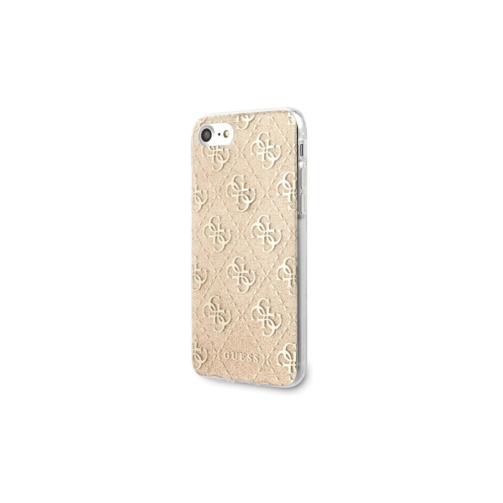 Wholesale Guess GUHCI8PCU4GLGO Apple iPhone SE 2022/SE 2020/8/7 gold hard case 4G Glitter - GUE525GLD - {ean13} - Hurt