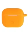 Silikonowe etui z karabińczykiem Bizon Case Headphone Silicone do Apple AirPods 3 marchewkowe