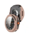 Etui ze szkłem do zegarka Bizon Case+Glass Watch do Samsung Galaxy Watch 8 Classic 46mm różowe