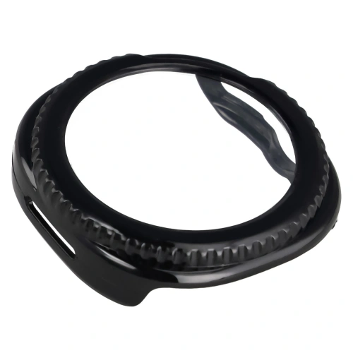 Etui ze szkłem do zegarka Bizon Case+Glass Watch do Samsung Galaxy Watch 8 Classic 46mm czarne