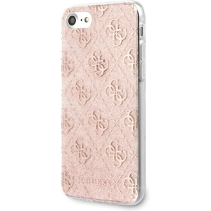 Etui Guess GUHCI8PCU4GLPI Apple iPhone SE 2022/SE 2020/8/7 rosa/pink Hardcase 4G Glitter