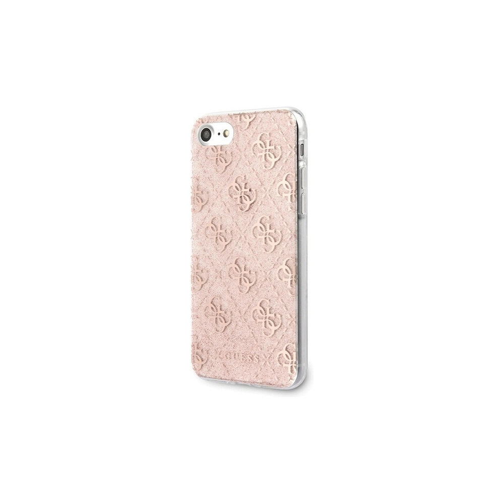 Wholesale Guess GUHCI8PCU4GLPI Apple iPhone SE 2022/SE 2020/8/7 pink hard case 4G Glitter - GUE526PNK - {ean13} - Hurt