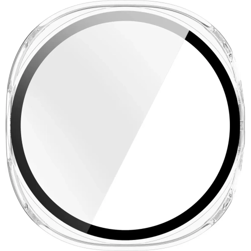 Etui ze szkłem do zegarka Bizon Case+Glass Watch do Samsung Galaxy Watch 8 40mm przeźroczyste