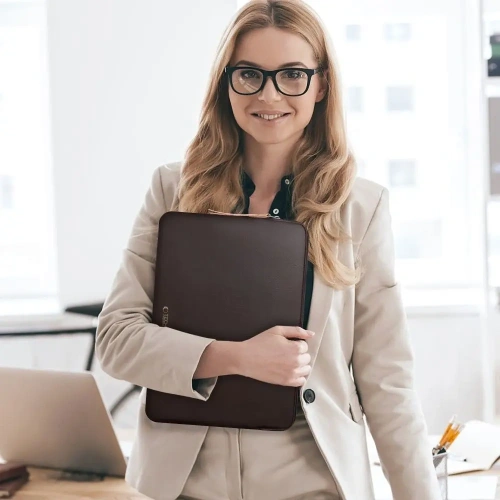 Pokrowiec Tech-Protect Fleece Laptop 13-14 Chocolate