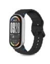 Pasek Tech-Protect Silicone Sport do Xiaomi Smart Band 8 / 9 / 10 / NFC Black