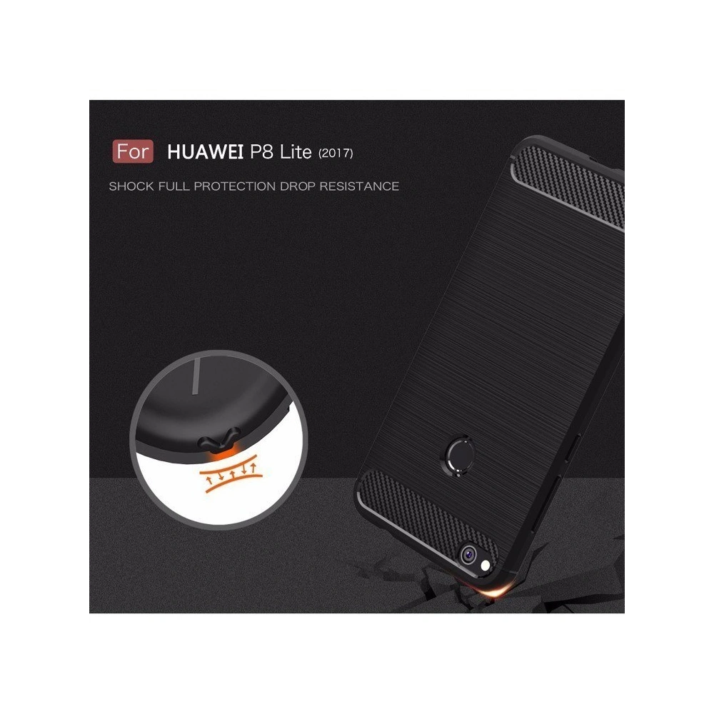 Hurtownia GSM - Etui HS Case SOLID TPU Huawei P8/P9 Lite 2017 Černé - HSC005 - {ean13} - Hurt