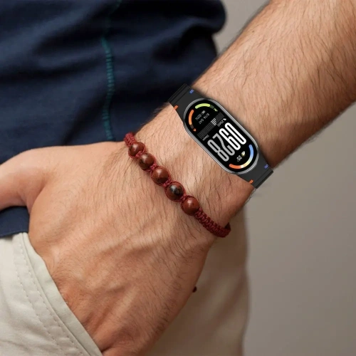 Pasek Tech-Protect Silicone Sport do Xiaomi Smart Band 8 / 9 / 10 / NFC Black