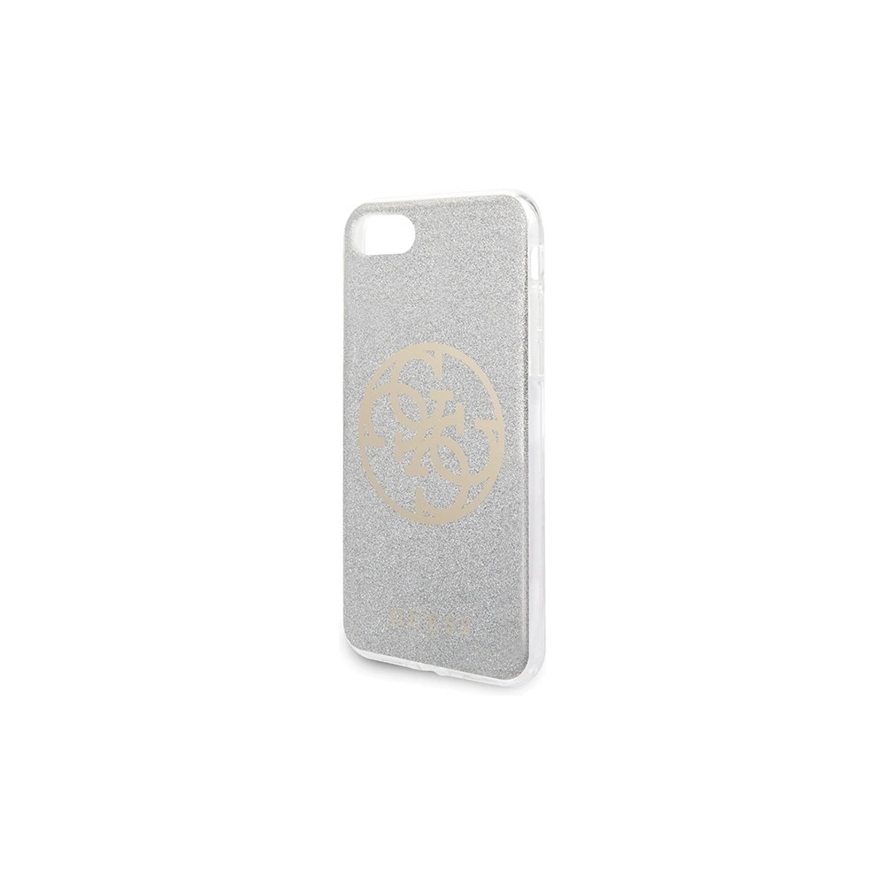 Hurtownia GSM - Etui Guess GUHCI8PCUGLLG Apple iPhone SE 2022/SE 2020/8/7 gri deschis/light grey hard case Glitter 4G Circle Logo - GUE527GRY - {ean13} - Hurt