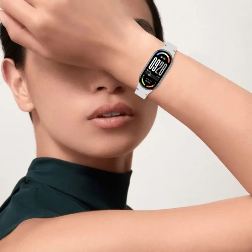 Pasek Tech-Protect Silicone Sport do Xiaomi Smart Band 8 / 9 / 10 / NFC Crayon Grey