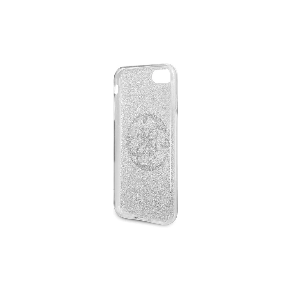 Hurtownia GSM - Etui Guess GUHCI8PCUGLLG Apple iPhone SE 2022/SE 2020/8/7 gri deschis/light grey hard case Glitter 4G Circle Logo - GUE527GRY - {ean13} - Hurt