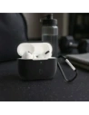 Silikonowe etui z karabińczykiem Bizon Case Headphone Silicone do Apple AirPods Pro 2 czarne