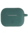 Silikonowe etui z karabińczykiem Bizon Case Headphone Silicone do Apple AirPods Pro 2 ciemnozielone