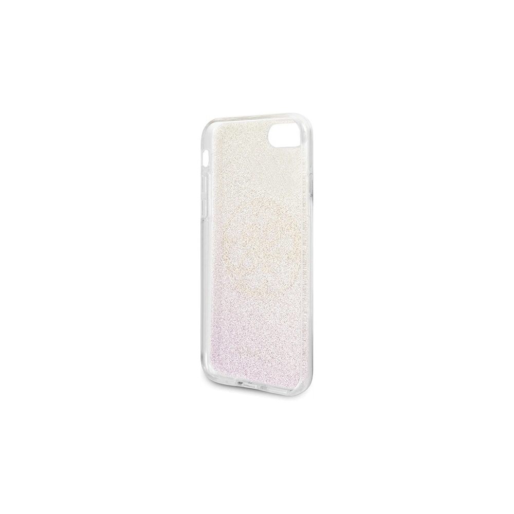 Hurtownia GSM - Etui Guess GUHCI8PCUGLPGG Apple iPhone SE 2022/SE 2020/8/7 rosa-gold/gold pink Hartschale Glitter Gradient 4G Circle Logo - GUE528RS - {ean13} - Hurt