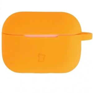 Silikonowe etui z karabińczykiem Bizon Case Headphone Silicone do Apple AirPods Pro 2 marchewkowe