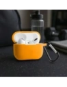 Silikonowe etui z karabińczykiem Bizon Case Headphone Silicone do Apple AirPods Pro 2 marchewkowe