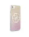 Hurtownia GSM - Etui Guess GUHCI8PCUGLPGG Apple iPhone SE 2022/SE 2020/8/7 rosa-gold/gold pink Hartschale Glitter Gradient 4G Circle Logo - GUE528RS - {ean13} - Hurt
