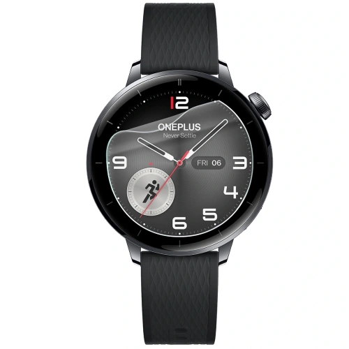 Folia hydrożelowa na ekran Bizon Glass Watch Hydrogel Duo do OnePlus Watch 3 43mm [2 PACK]