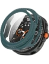 Etui ze szkłem do zegarka Bizon Case+Glass Watch do Samsung Galaxy Watch 8 Classic 46mm zielone