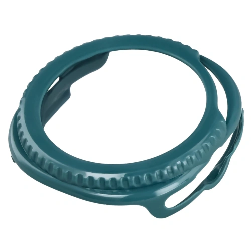 Etui ze szkłem do zegarka Bizon Case+Glass Watch do Samsung Galaxy Watch 8 Classic 46mm zielone