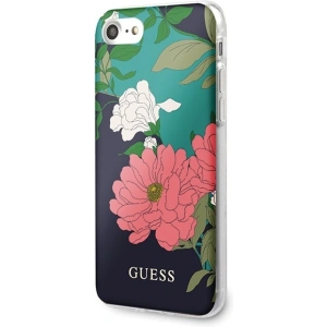 Etui Guess GUHCI8PCUTRFL01 Apple iPhone SE 2022/SE 2020/8/7 czarny/black N°1 Flower Collection Shiny