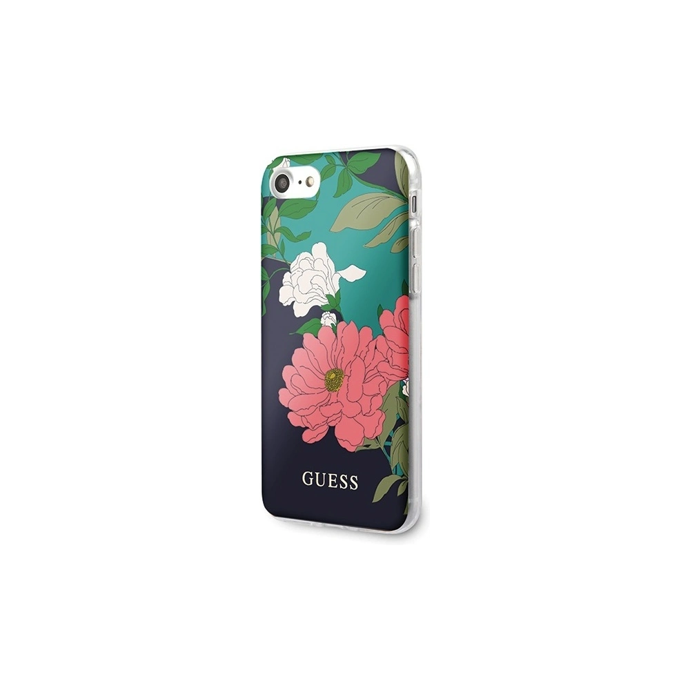 Hurtownia GSM - Etui Guess GUHCI8PCUTRFL01 Apple iPhone SE 2022/SE 2020/8/7 černý/black N°1 Flower Collection Shiny - GUE529BLK - {ean13} - Hurt