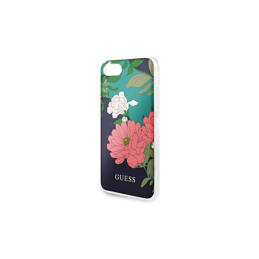 Hurtownia GSM - Etui Guess GUHCI8PCUTRFL01 Apple iPhone SE 2022/SE 2020/8/7 czarny/black N°1 Flower Collection Shiny - GUE529BLK - {ean13} - Hurt