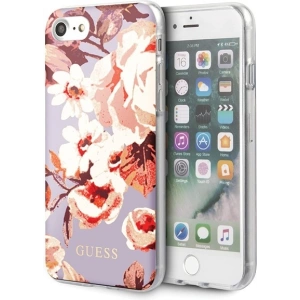 Hurtownia GSM - Etui Guess GUHCI8PCUTRFL02 Apple iPhone SE 2022/SE 2020/8/7 liliowy/lilac N°2 Flower Collection Shiny - GUE530LIC - {ean13} - Hurt