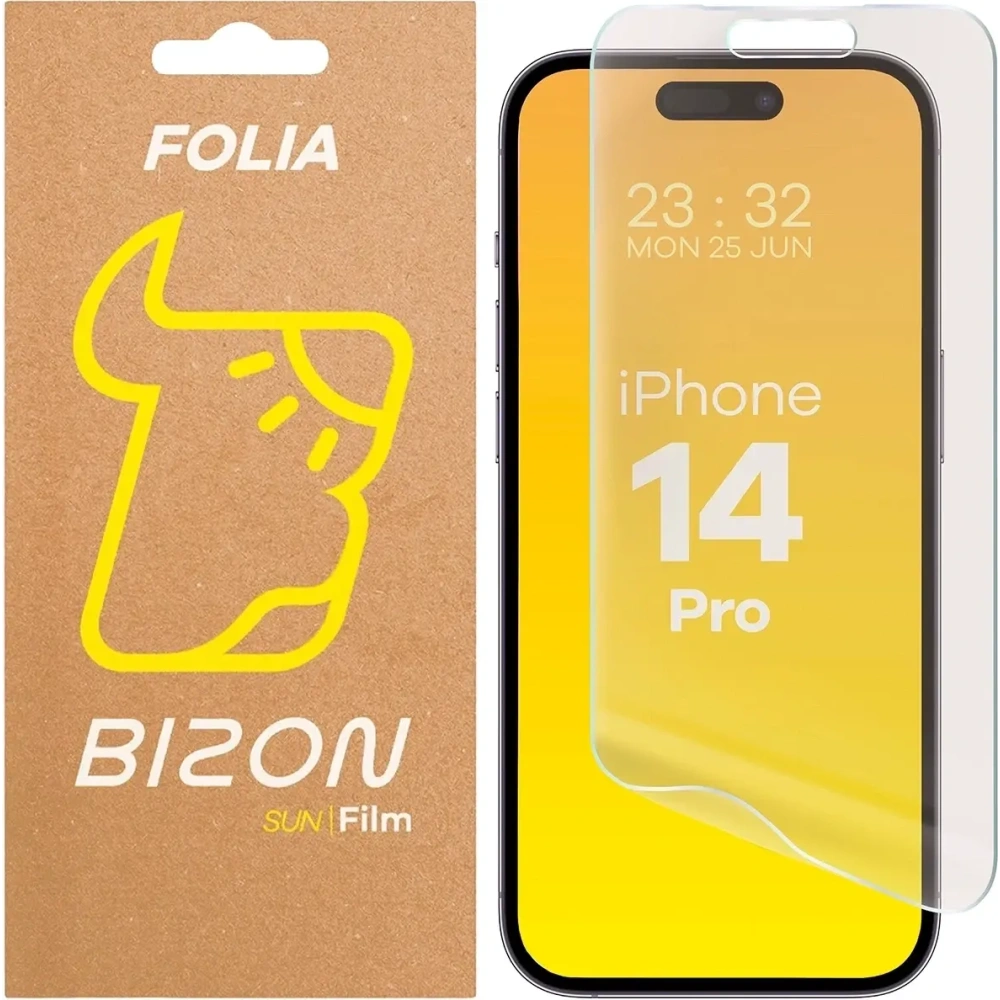 Folia matowa Bizon Glass Film Sun do Apple iPhone 14 Pro