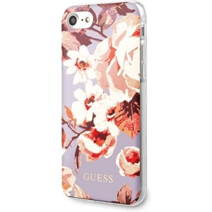 Wholesale Guess GUHCI8PCUTRFL02 Apple iPhone SE 2022/SE 2020/8/7 lilac N°2 Flower Collection Shiny - GUE530LIC - {ean13} - Hurt