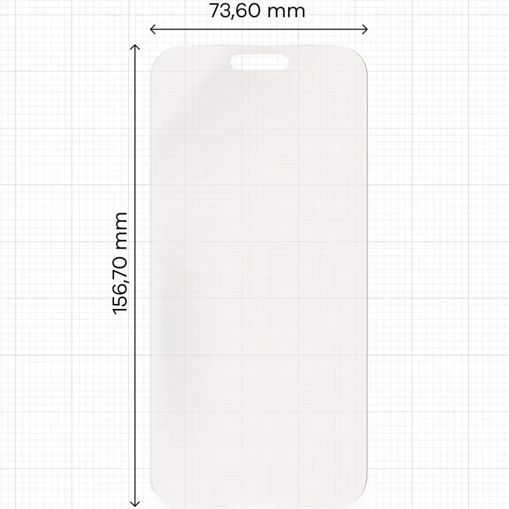 Folia matowa Bizon Glass Film Sun do Apple iPhone 16 Plus