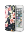 Guess Apple Case GUHCI8PCUTRFL03 iPhone SE 2022/SE 2020/8/7 navy blau/navy N°3 Flower Collection Shiny