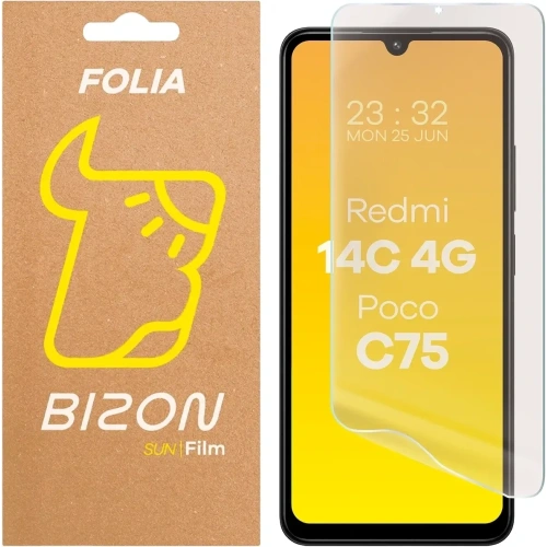 Folia matowa Bizon Glass Film Sun do Xiaomi Redmi 14C 4G / POCO C75