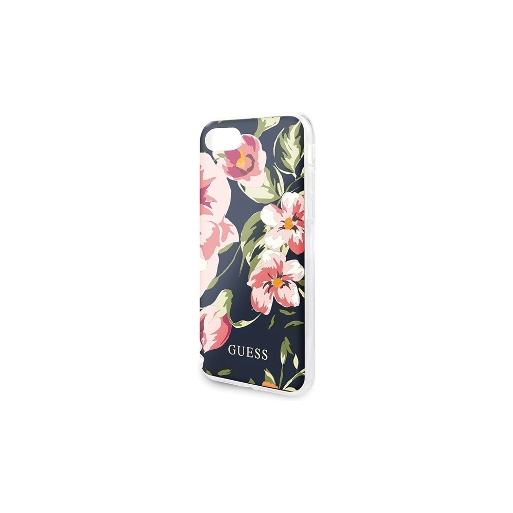 Wholesale Guess GUHCI8PCUTRFL03 Apple iPhone SE 2022/SE 2020/8/7 navy N°3 Flower Collection Shiny - GUE531NAV - {ean13} - Hurt
