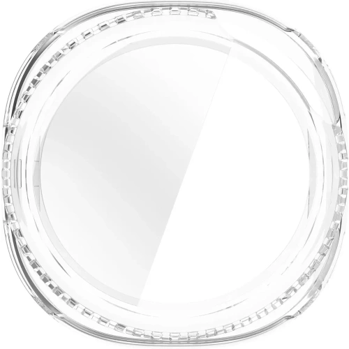 Etui ze szkłem do zegarka Bizon Case+Glass Watch do Samsung Galaxy Watch 8 Classic 46mm przezroczyste