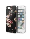 Etui Guess GUHCI8PCUTRFL04 Apple iPhone SE 2022/SE 2020/8/7 schwarz/black N°4 Flower Collection Shiny