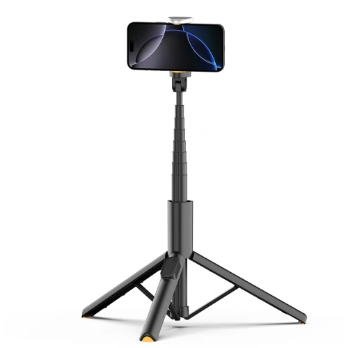 Kijek Tech-Protect L09S Bluetooth Selfie Stick Tripod Black