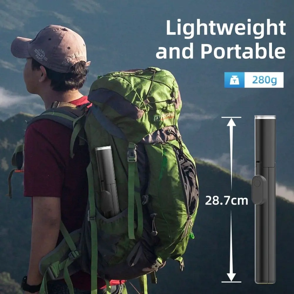 Kijek Tech-Protect L09S Bluetooth Selfie Stick Tripod Black