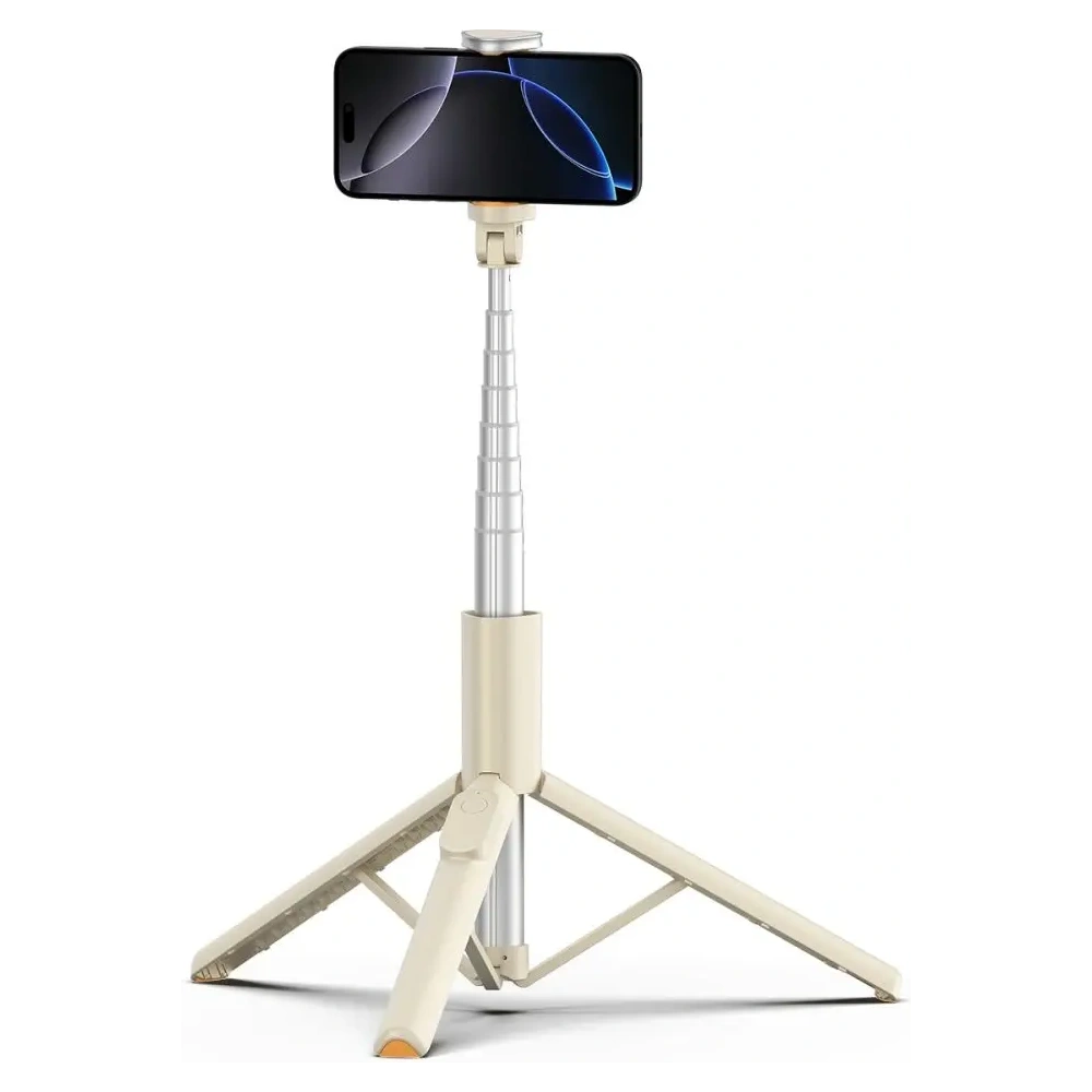 Kijek Tech-Protect L09S Bluetooth Selfie Stick Tripod Beige