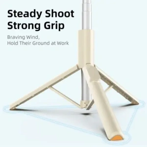 Kijek Tech-Protect L09S Bluetooth Selfie Stick Tripod Beige