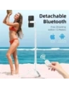 Kijek Tech-Protect L09S Bluetooth Selfie Stick Tripod White